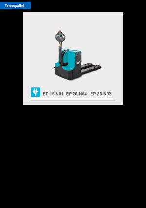 Wózek paletowy ręczny Baoli EP 25-N02