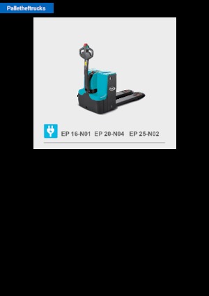 Wózek paletowy ręczny Baoli EP 25-N02