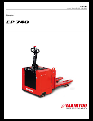 Wózek paletowy ręczny Manitou EP 740