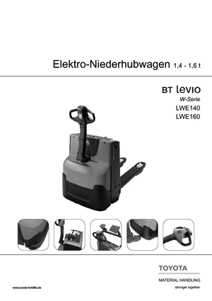 Wózek paletowy ręczny BT LWE 140