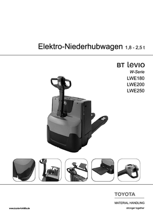 Wózek paletowy ręczny BT LWE 180