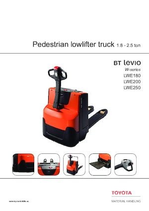 Wózek paletowy ręczny BT LWE 250