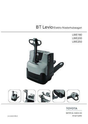 Wózek paletowy ręczny Toyota LWE200