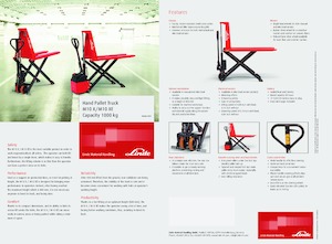 Wózek paletowy ręczny Linde M10XE