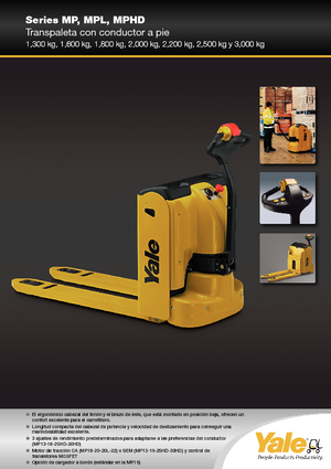 Wózek paletowy ręczny Yale MP22AC