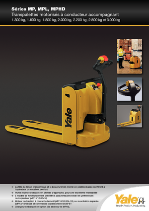 Wózek paletowy ręczny Yale MP22AC