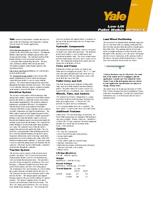 Wózek paletowy ręczny Yale MPW065-E