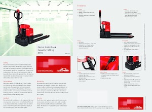 Wózek paletowy ręczny Linde MT15