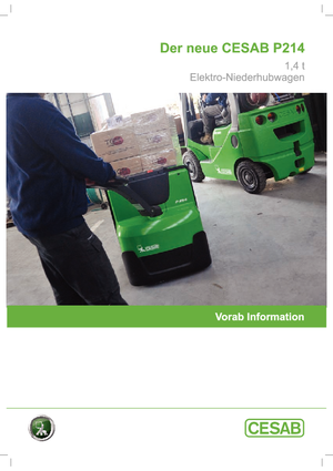 Wózek paletowy ręczny Cesab P 214