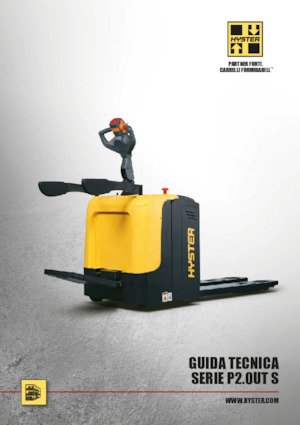 Elektryczne wózki paletowe platformowe Hyster P2.0S (BIGA) 