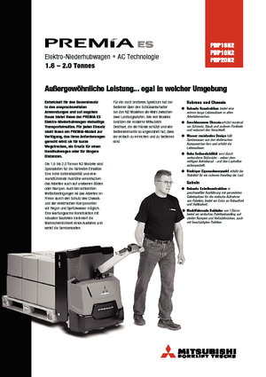 Wózek paletowy ręczny Mitsubishi PBP18N2 