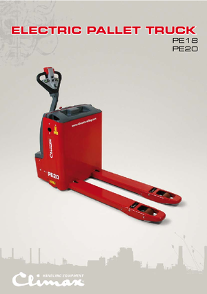 Wózek paletowy ręczny Climax PE 18