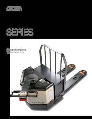 Wózek paletowy ręczny Crown PW 3520-60