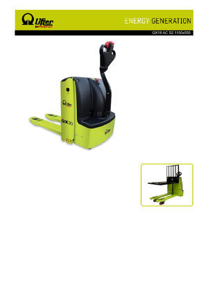 Wózek paletowy ręczny PRAMAC Lifter QX 18