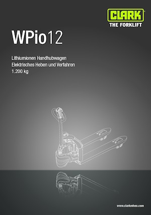 Wózek paletowy ręczny Clark Wpio 12