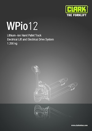 Wózek paletowy ręczny Clark Wpio 12