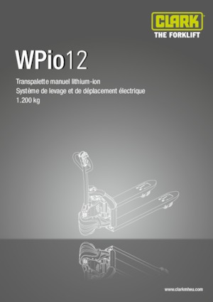 Wózek paletowy ręczny Clark Wpio 12