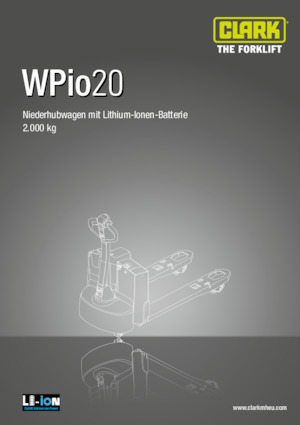 Wózek paletowy ręczny Clark Wpio 20