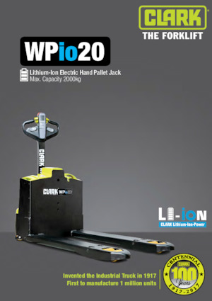 Wózek paletowy ręczny Clark Wpio 20