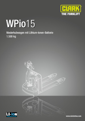 Wózek paletowy ręczny Clark Wpio15