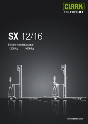 Wózki paletowe elektryczne Clark SX 12