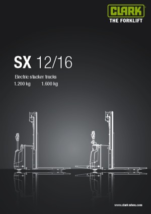 Wózki paletowe elektryczne Clark SX 12