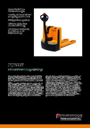 Wózek paletowy ręczny Jungheinrich EJE 112i