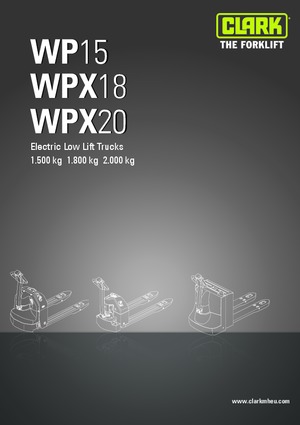 Wózek paletowy ręczny Clark WP 15