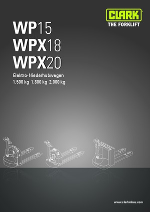 Wózek paletowy ręczny Clark WP 15