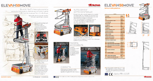 Kołowe platformy robocze z masztem pionowym Faraone Elevah 50 Move