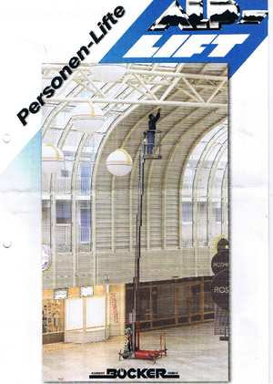 Kołowe platformy robocze z masztem pionowym ALP-Lift PHC 650