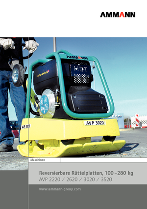 Rewersyjne Zagęszczarki / płyty wibracyjne Ammann AVP 2220