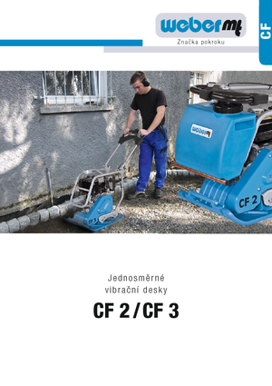 Jednokierunkowe Zagęszczarki / płyty wibracyjne weber mt CF 2 Hd