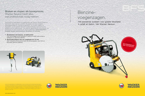 Przecinarki jezdne Wacker BFS 1345 AB