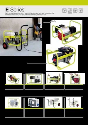 Agregaty prądotwórcze z silnikiem spalinowym PRAMAC Lifter E 8000