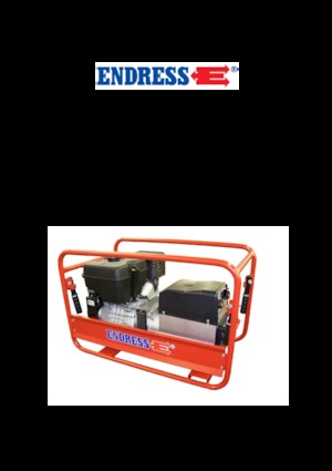 Agregaty prądotwórcze z silnikiem spalinowym Endress ESE 704 SHS-AC / 60-200 A