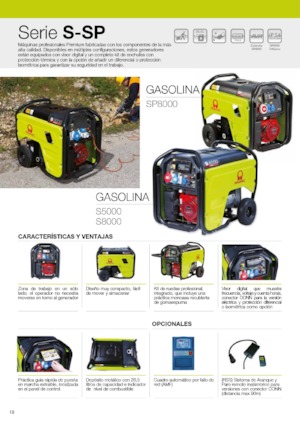 Agregaty prądotwórcze z silnikiem spalinowym PRAMAC Lifter SP 8000