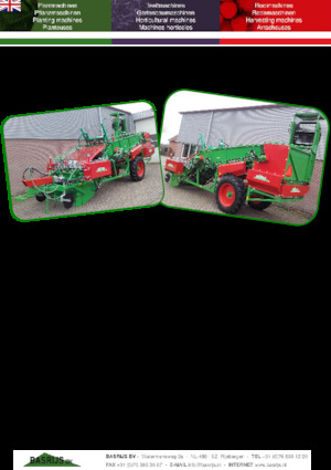 Kombajny do zbioru roślin Basrijs Plant harvester medium large BRP/ML