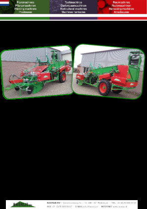 Kombajny do zbioru roślin Basrijs Plant harvester medium large BRP/ML