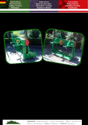 Kombajny do zbioru roślin Basrijs Plantslifter BRS/D220G