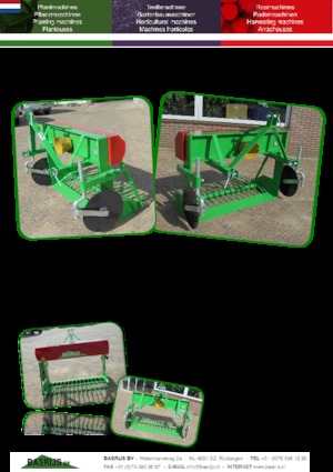 Kombajny do zbioru roślin Basrijs Plantslifter BRS/E135