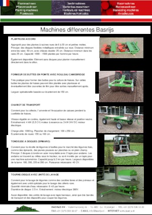 Maszyny do sadzenia Basrijs Accord planter single with 2 small rollers