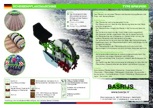Maszyny do sadzenia Basrijs Disc planter 560