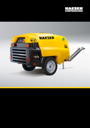 Przenośne sprężarki i kompresory powietrza - wyskoprężne, elektryczne i spalinowe Kaeser Mobilair M 31E/10 bar 