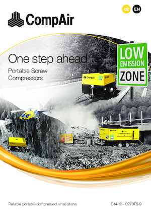 Przenośne sprężarki i kompresory powietrza - wyskoprężne, elektryczne i spalinowe CompAir C14-12