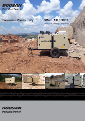 Przenośne sprężarki i kompresory powietrza - wyskoprężne, elektryczne i spalinowe Doosan P250