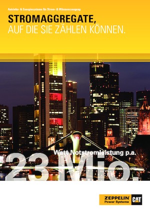 Agregaty prądotwórcze z silnikiem wysokoprężnym Caterpillar C18-635