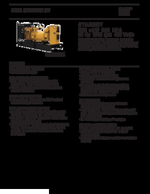 Agregaty prądotwórcze z silnikiem wysokoprężnym Caterpillar C18-660