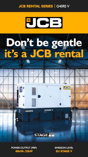 Agregaty prądotwórcze z silnikiem wysokoprężnym JCB G40RS
