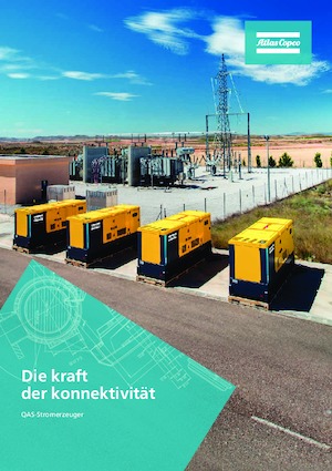 Agregaty prądotwórcze z silnikiem wysokoprężnym Atlas Copco QAS 100 PD